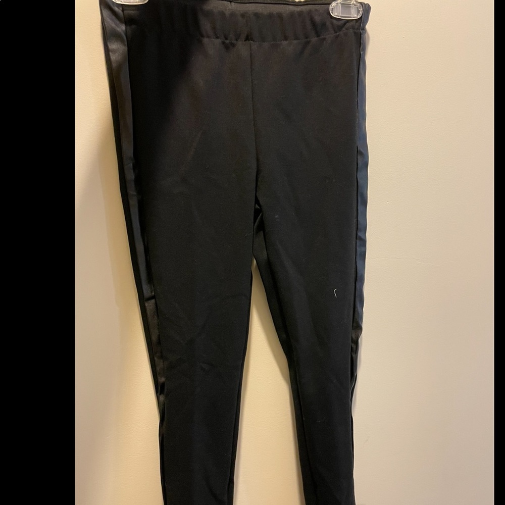 Pants with Leather Seams
